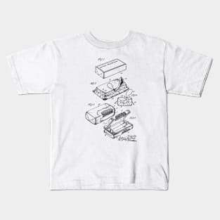 First Aid packet vintage patent drawing Kids T-Shirt